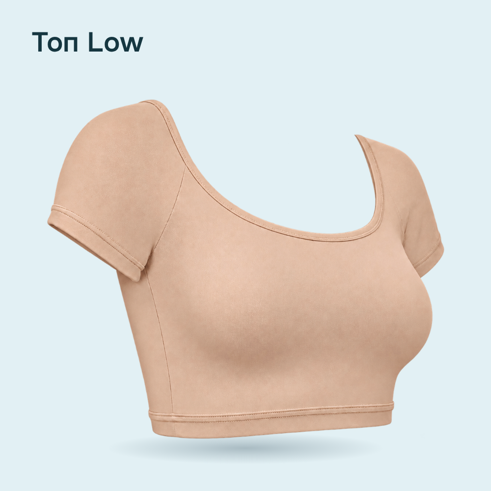 Топ — Low · бежевый